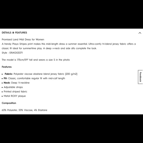 NWT Roxy Promised Land Midi Dress - Picture 6 of 7